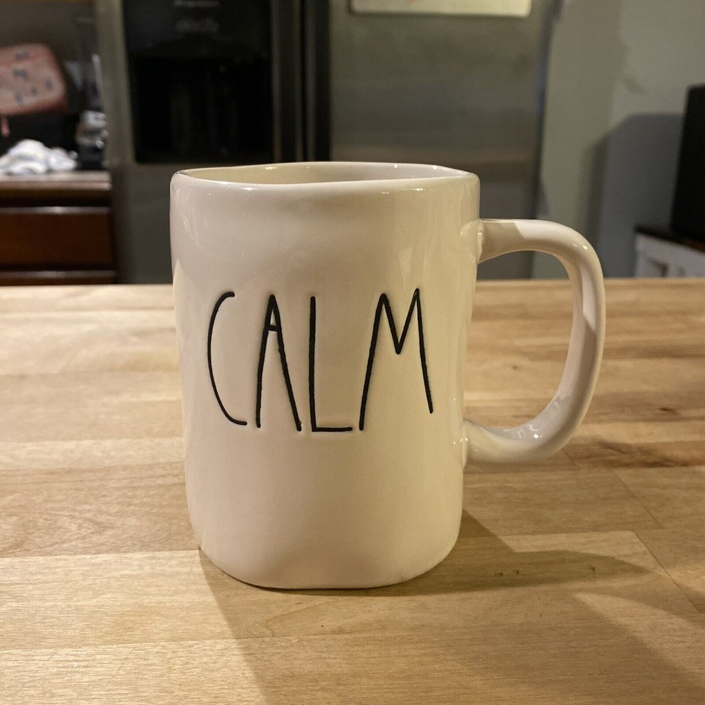 Rae Dunn CALM Mug OG Magenta Coffee Tea Artisan Collection Farmhouse